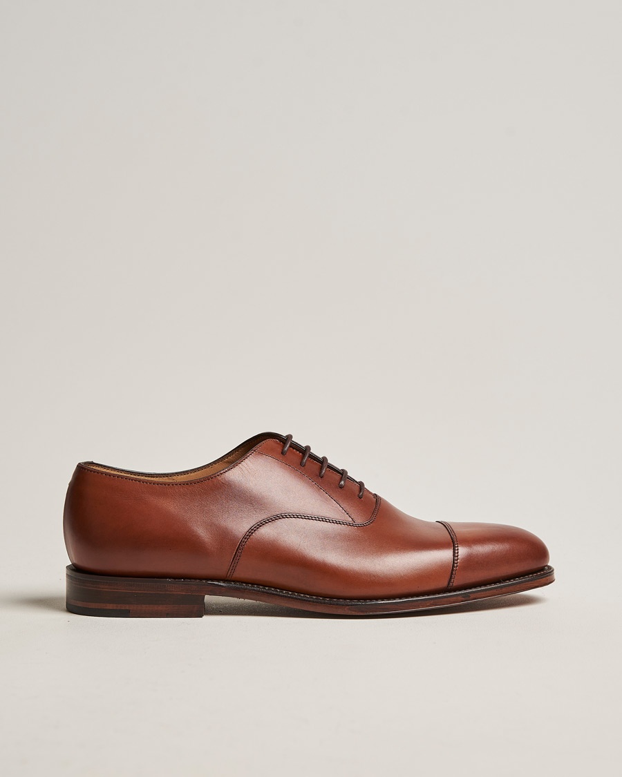 Loake 1880 Aldwych Oxford Mahogany Burnished Calf – Braun