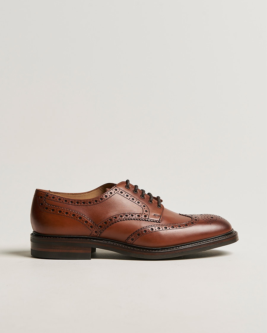 Loake 1880 Chester Brogue Mahogany Burnished Calf – Braun