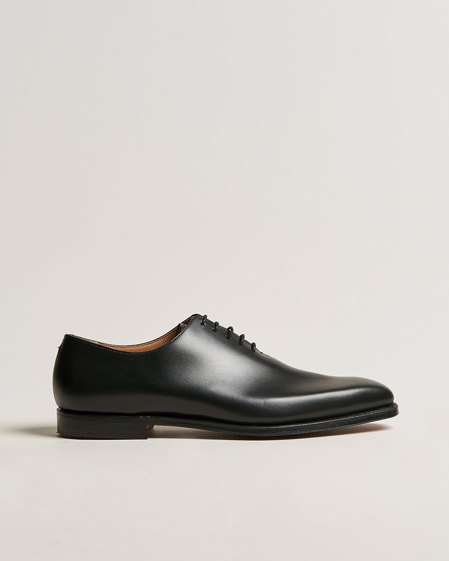 Crockett & Jones Alex Wholecut Oxford Black Calf – Schwarz