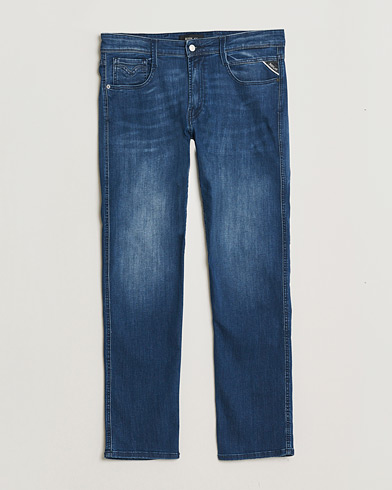 Replay Anbass Powerstretch Jeans Medium Blue – Blau