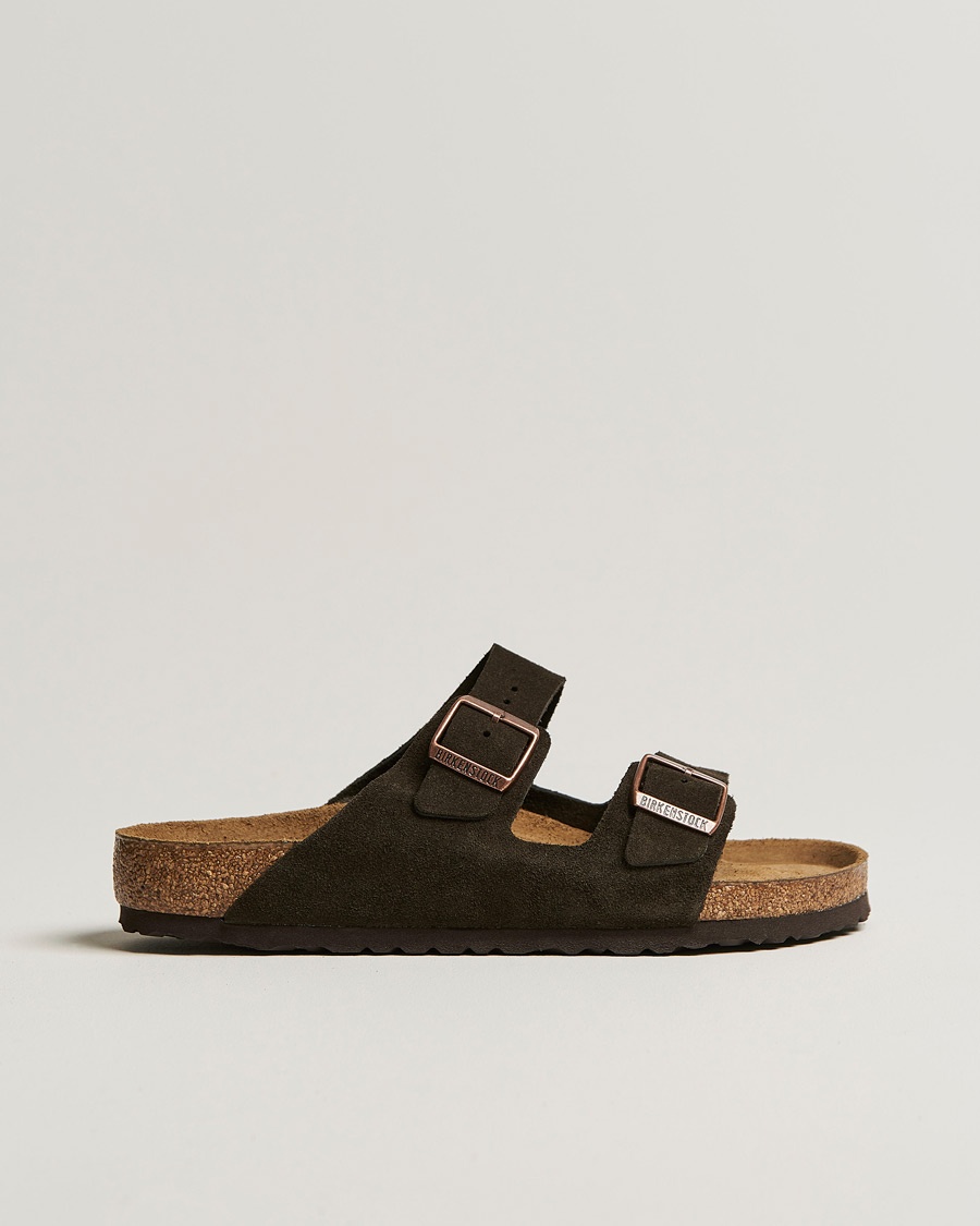 BIRKENSTOCK Arizona Soft Footbed Mocca Suede – Braun
