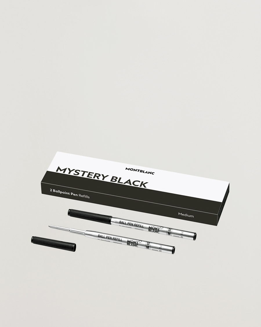 Montblanc 2 Ballpoint Pen Refills Mystery Black – Schwarz