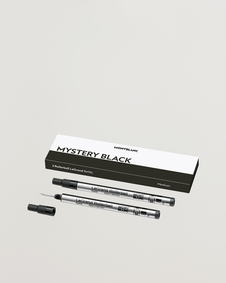 Montblanc 2 Rollerball LeGrand Pen Refills Mystery Black – Schwarz
