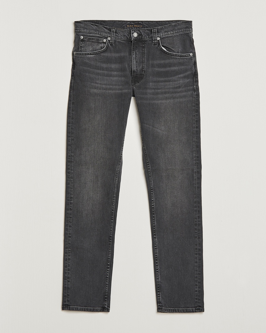 Nudie Jeans Lean Dean Jeans Black Eyes – Grau