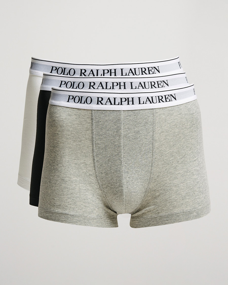 Polo Ralph Lauren 3-Pack Trunk Grey/Black/White – Grau