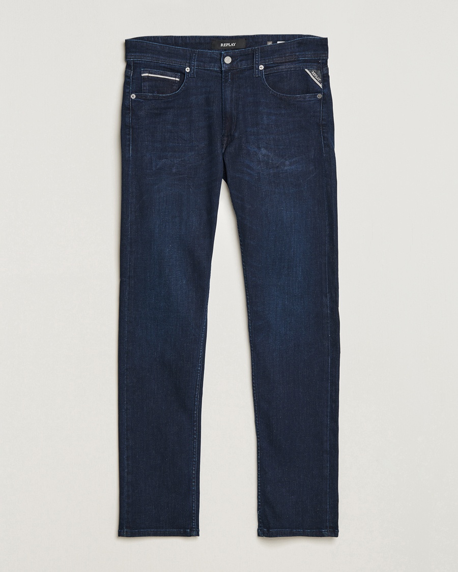 Replay Grover Powerstretch Jeans Dark Blue – Blau
