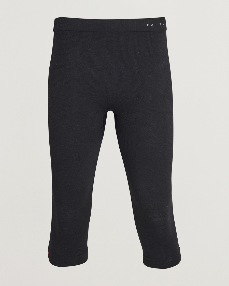 Falke Sport 3/4 Tights Wool Tech Light Black – Schwarz