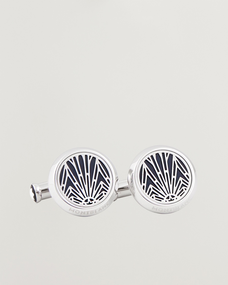 Montblanc Cufflinks Meisterstück The Origin Collection Blue – Blau