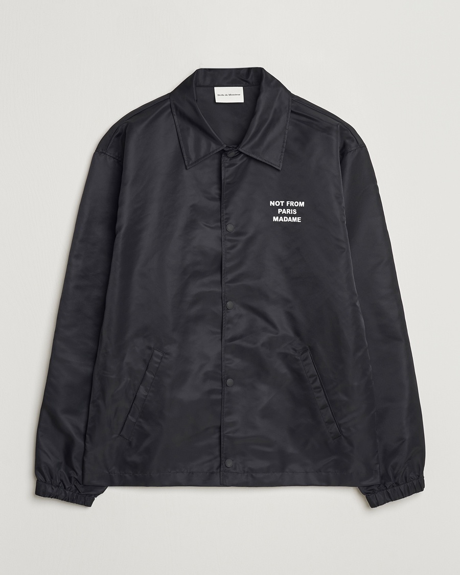 Drôle de Monsieur La Veste Slogan Jacket Black – Schwarz