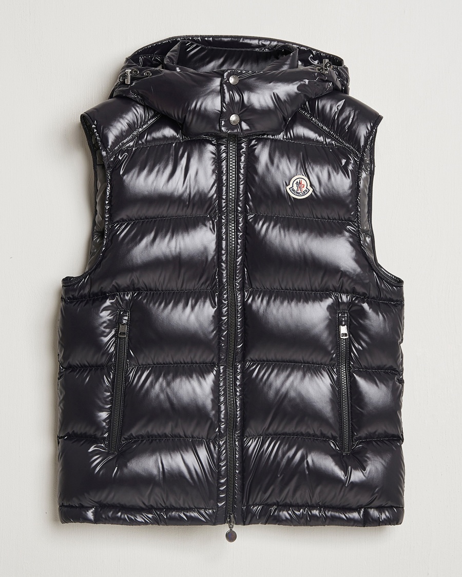 Moncler Bormes Down Vest Black – Schwarz
