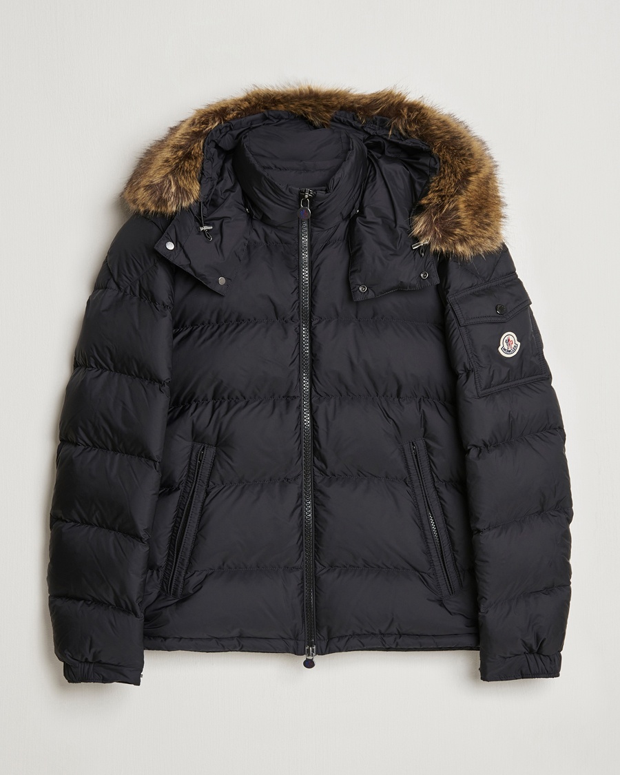 Moncler Maya Faux Fur Jacket Black – Schwarz