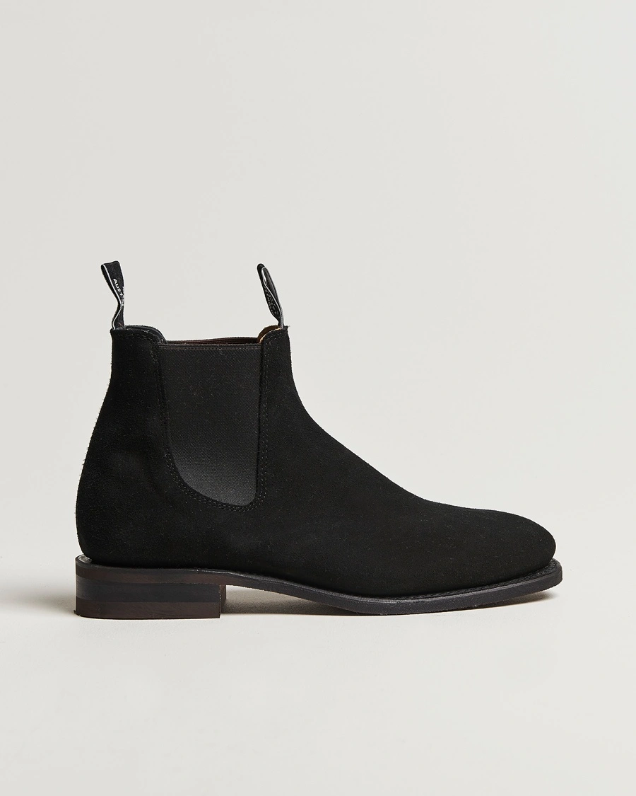 R.M.Williams Comfort Craftsman G Boot Black Suede – Schwarz