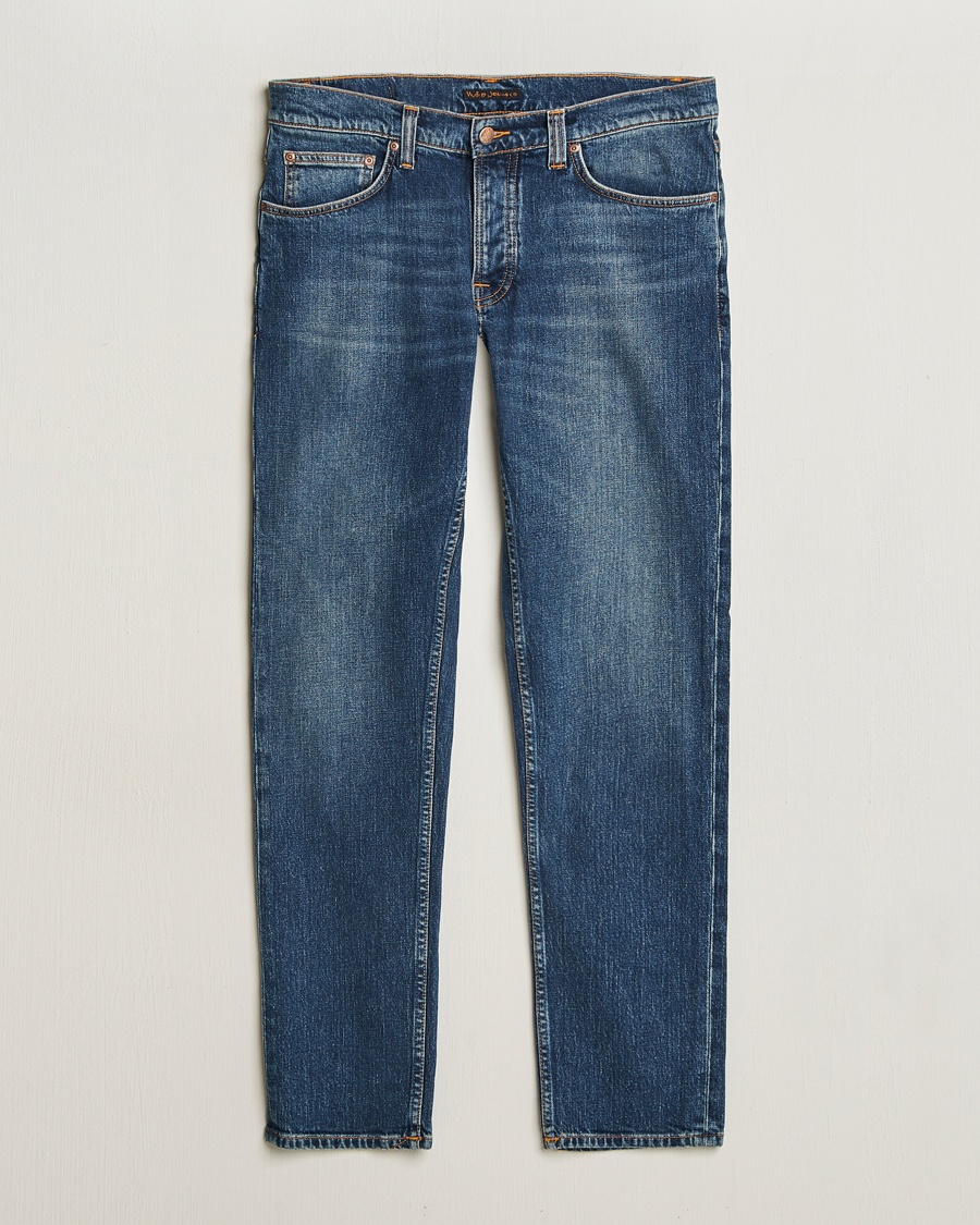Nudie Jeans Solid Ollie Jeans Wild Blue – Blau