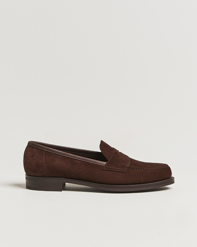 Edward Green Pimlico Suede Loafers Mink – Braun