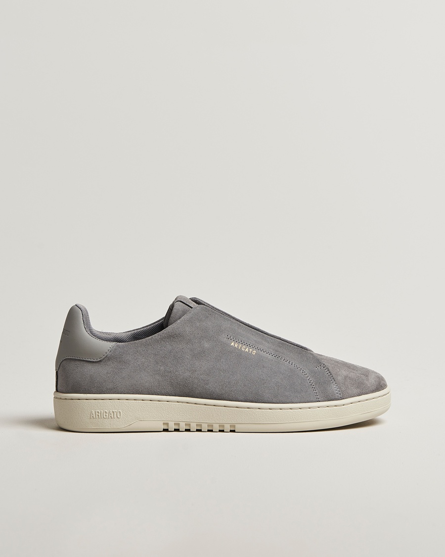 Axel Arigato Dice Laceless Sneaker Dark Grey Suede – Grau
