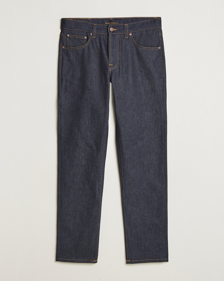 Nudie Jeans Solid Ollie Jeans Dry Abyss – Blau