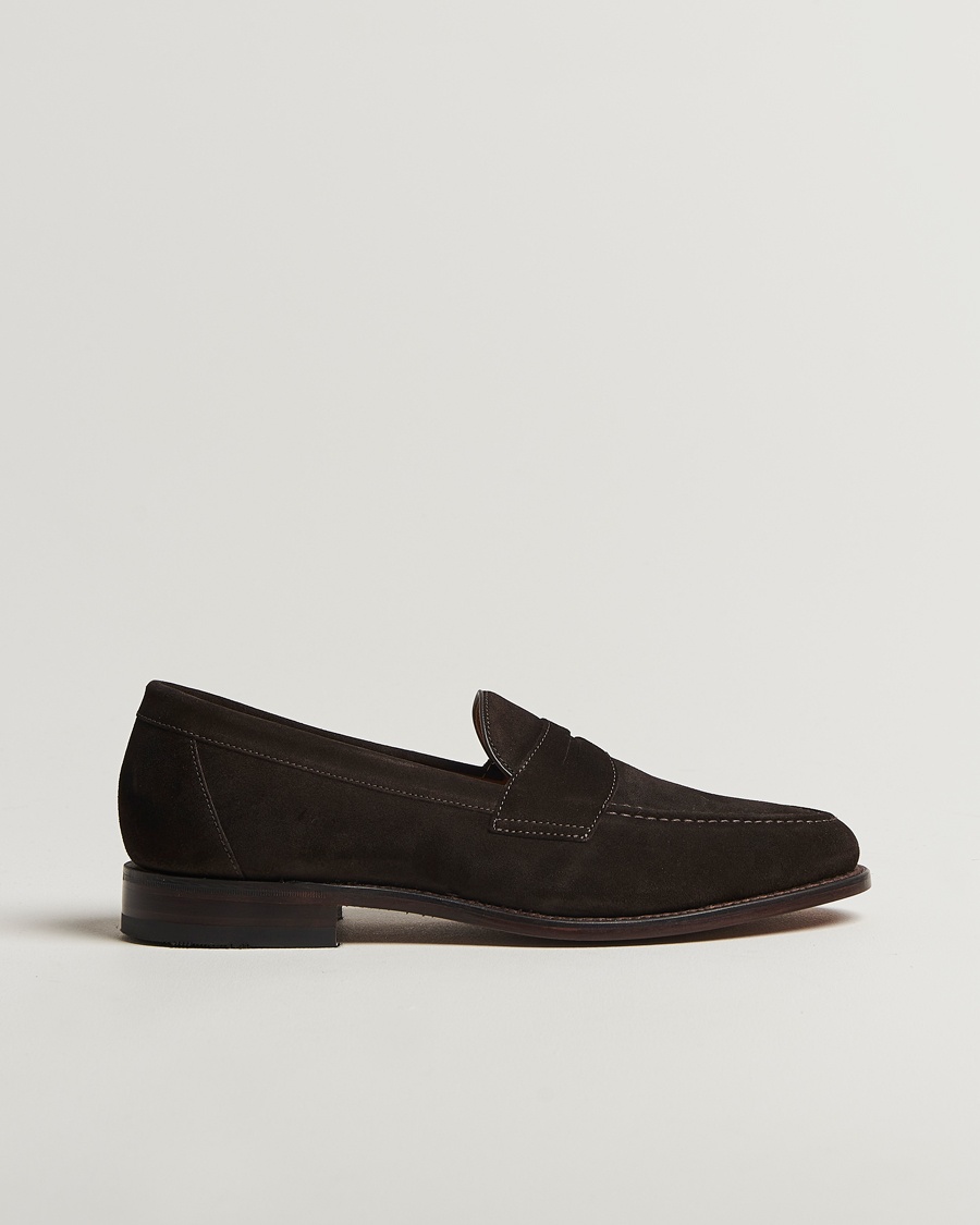 Loake Shoemakers Loake 1880 Imperial Suede Loafers Dark Brown – Braun