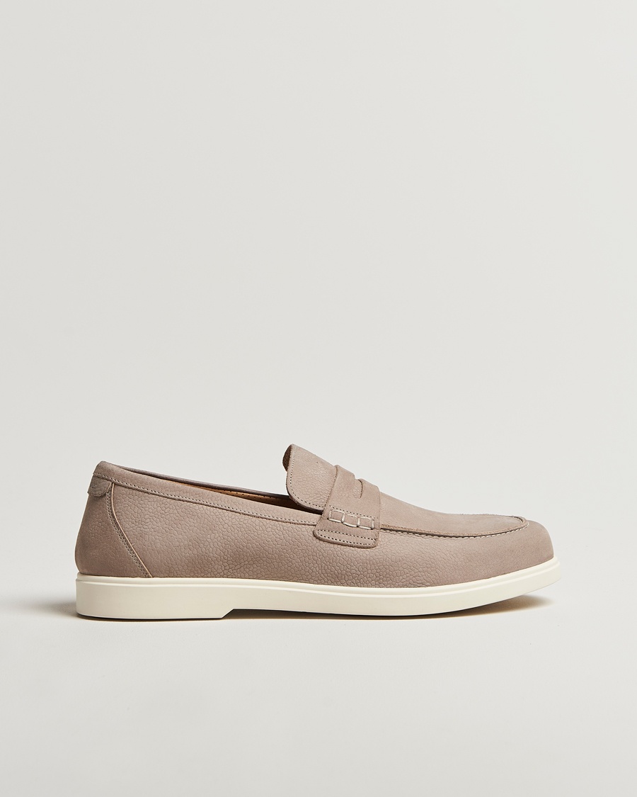 Loake 1880 Como Nubuck Loafers Grey – Grau