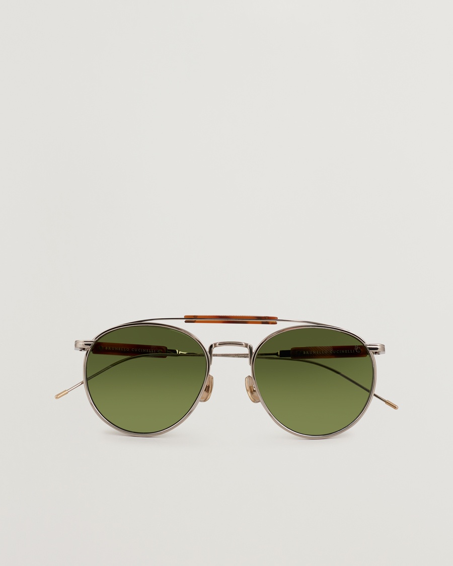Brunello Cucinelli 0BC2004ST Sunglasses Silver – Grün