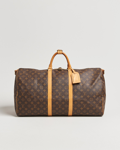 Louis Vuitton Pre-Owned Keepall Bandoulière 55 Monogram – Braun