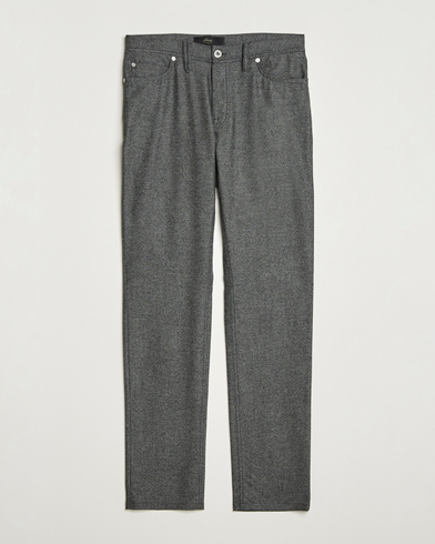 Brioni 5-Pocket Flannel Pants Grey Melange – Grau