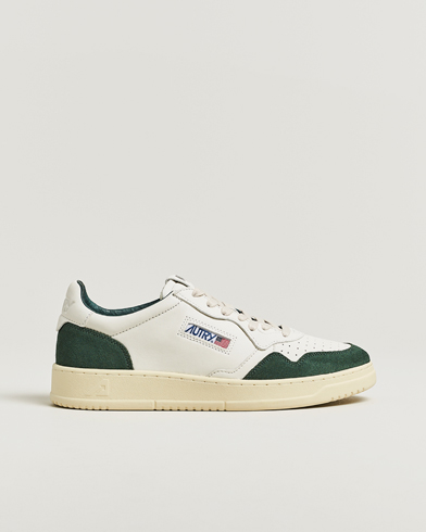 Autry Medalist Low Sneaker White/Bottle Green – Weiß