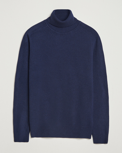 Altea Wool/Cashmere Rollneck Navy – Blau