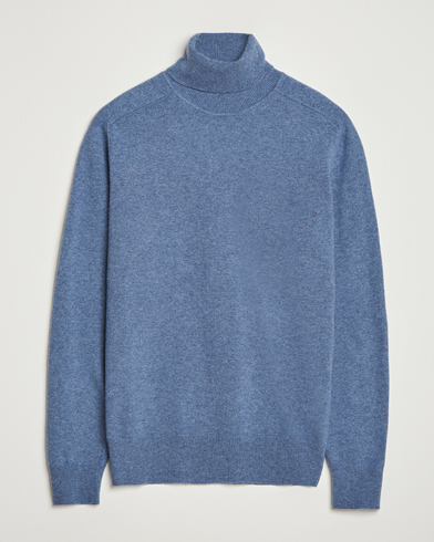Altea Wool/Cashmere Rollneck Blue – Blau