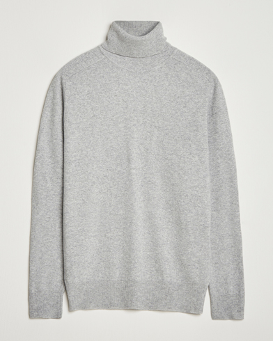 Altea Wool/Cashmere Rollneck Light Grey – Grau