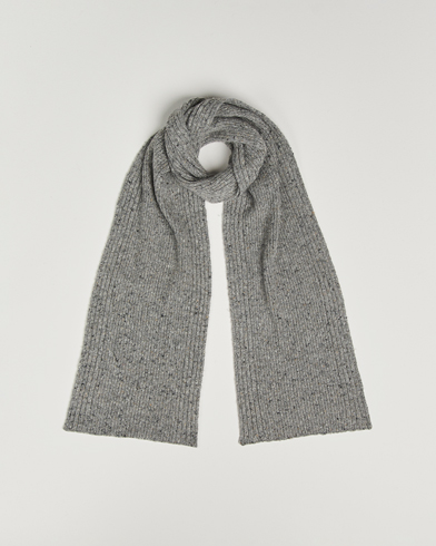 Samsøe Samsøe Nataniel Donegal Scarf Grey Melange – Grau