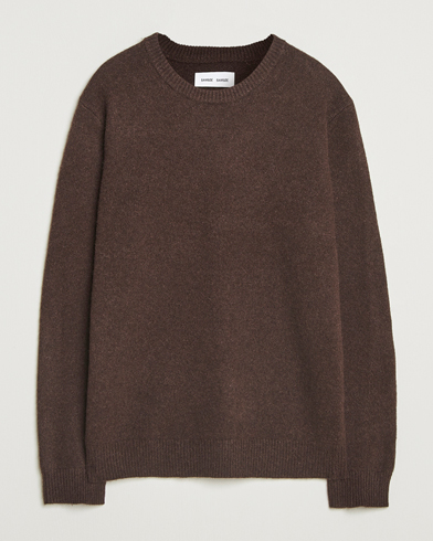 Samsøe Samsøe Freddy Yak Crew Neck Sweater Black Coffee – Braun