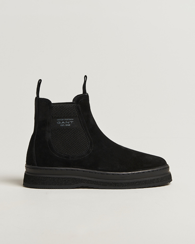 GANT Blistown Shearling Suede Chelsea Boot Black – Schwarz