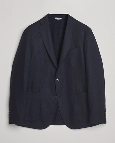 Boglioli K Jacket Wool/Cashmere Blazer Navy – Blau