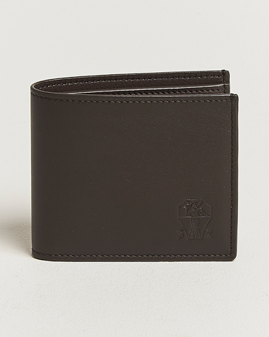 Brunello Cucinelli Leather Wallet Dark Brown Calf – Braun