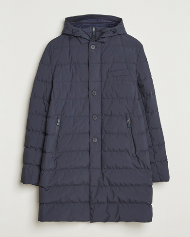 Herno Waterproof Down Coat Navy – Blau