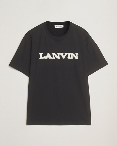 Lanvin Shearling Logo T-Shirt Black – Schwarz