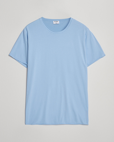 Filippa K Roll Neck Crew Neck T-Shirt Frost Blue – Blau