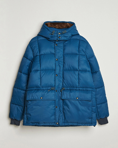 RRL Ellis Down Parka Vintage Blue – Blau