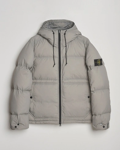 Stone Island Ripstop Cordura Padded Down Parka Cement – Grau
