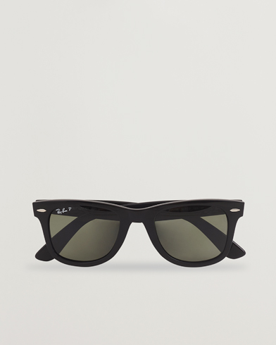 Ray-Ban Original Wayfarer Polarized Sunglasses Black/Green – Schwarz