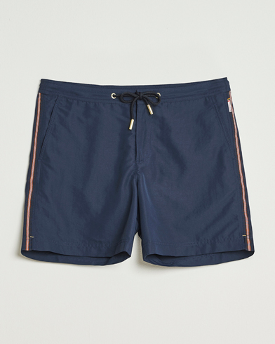 Orlebar Brown Bulldog Drawcord Stripe Swimshorts Night Iris – Blau