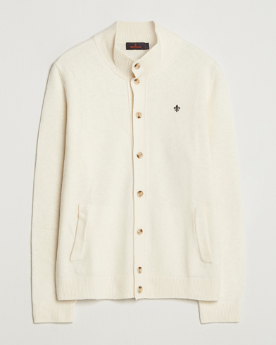 Morris Hertford Button Cardigan Off White – Weiß