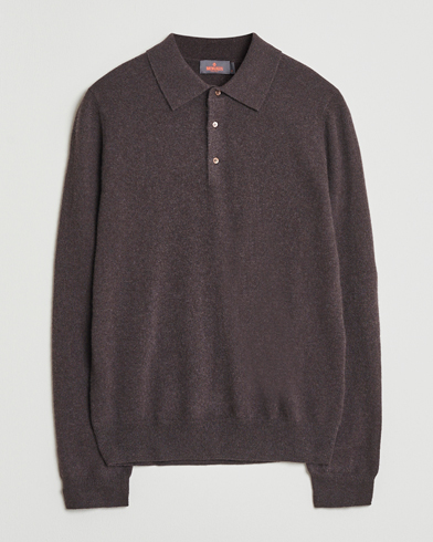 Morris Cashmere Polo Neck Brown – Braun
