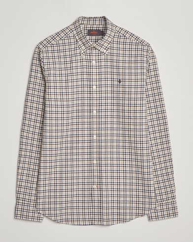 Morris Watts Flannel Check Shirt Brown – Braun