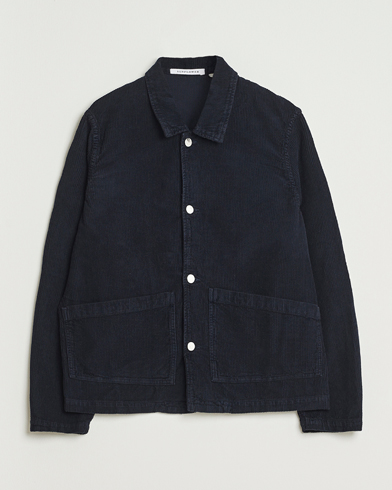 Sunflower Corduroy Worker Jacket Navy – Blau