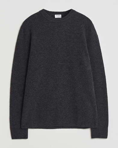 Filippa K Yak Knitted Sweater Charcoal Melange – Grau