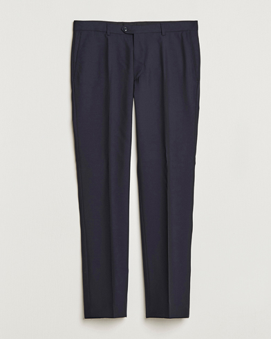 Oscar Jacobson Denz Wool Trousers Navy – Blau