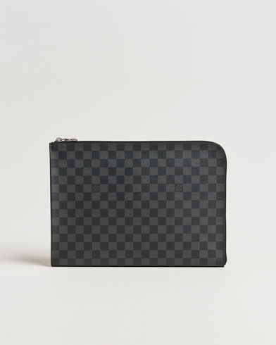 Louis Vuitton Pre-Owned Pochette Jules GM Damier Graphite – Grau