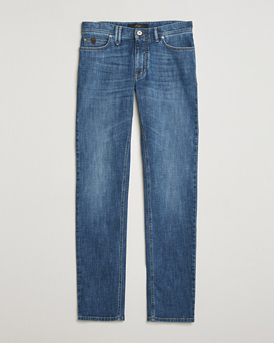 Brioni 5-Pocket Denim Medium Blue Wash – Blau