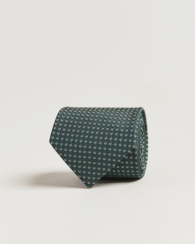 Brioni Microstructure Silk Tie Green – Grün